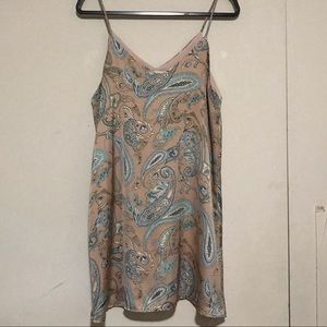 Paisley mini shift dress